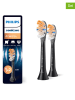 PHILIPS sonicare Wymienne końcówki (2 szt.) "Premium All-in-One" w kolorze czarnym