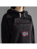 Napapijri Hoodie "Burgee" in Schwarz
