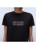 Napapijri Koszulka "Box Logo" w kolorze czarnym