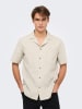 ONLY & SONS Hemd "Eye resort" in Beige