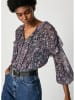 Pepe Jeans Bluzka "Lexy" w kolorze fioletowym ze wzorem