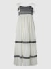 Pepe Jeans Kleid "Ariel" in Grau/ Schwarz