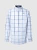 Pepe Jeans Hemd "Lorian" - Slim fit - in Weiß/ Blau