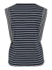 Vila Top "Veriana" donkerblauw/wit