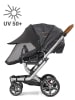 Gesslein Sommerpaket 1 "Sonnenschild UV50+ und Fliegennetz" in Transparent/ Schwarz