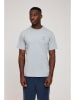 MAZINE Shirt "Chest Print" lichtblauw