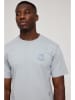 MAZINE Shirt "Chest Print" lichtblauw