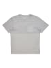 MAZINE Shirt "Halfway Striped" lichtblauw/grijs