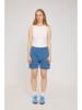 MAZINE Sweatshort "Natural Dye" blauw