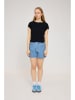 MAZINE Shirt "Cropped" in Schwarz