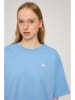 MAZINE Shirt "Back Print" in Hellblau