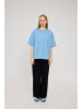 MAZINE Shirt "Back Print" in Hellblau