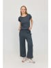 MAZINE Koszulka "Jersey Knit" w kolorze granatowym