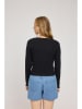 MAZINE Longsleeve "Ribbed" zwart