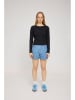 MAZINE Longsleeve "Ribbed" zwart