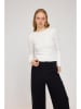 MAZINE Longsleeve "Ribbed" in Creme