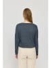 MAZINE Longsleeve "Jersey Knit" donkerblauw
