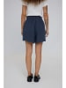 MAZINE Linnen short donkerblauw