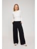 MAZINE Linnen broek "Wide Leg" zwart