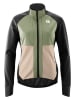 Gonso Softshell-Fahrradjacke ''Trail'' in Schwarz/ Grün/ Beige