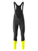 Gonso Fietsbroek "Essential" zwart/limoengroen
