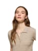 Polo Club Top in Beige