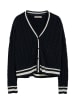 Polo Club Cardigan in Schwarz
