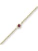 OR Carats Gold-Armkette mit Edelstein