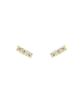 OR Carats Gold-Ohrstecker mit Diamanten