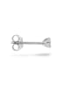 OR Carats Witgouden oorstekers met diamant