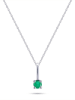 OR Carats Weißgold-Anhänger mit Edelstein