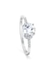 OR Carats Witgouden ring met diamanten en edelsteen