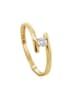 OR Carats Gold-Ring mit Diamant