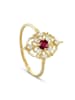 OR Carats Gold-Ring mit Edelsteinen