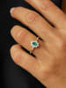 OR Carats Witgouden ring met diamanten en edelsteen
