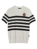 Polo Club Pullover in Weiß/ Schwarz