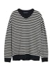 Polo Club Pullover in Schwarz/ Weiß