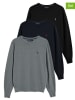 Polo Club 3-delige set: truien donkerblauw/grijs/zwart