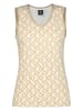 LUHTA Top "Ilttula" in Weiß/ Beige