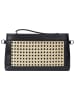 LUHTA Clutch "Ootosi" beige/zwart - (B)28 x (H)16 x (D)4 cm
