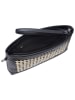 LUHTA Clutch "Ootosi" in Beige/ Schwarz - (B)28 x (H)16 x (T)4 cm