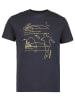 Icepeak Shirt "Mosbach" antraciet/geel