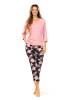 Wiesmann Pyjama in Rosa/ Schwarz