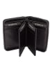 Lucky Bees Leder-Kartenetui in Schwarz - (B)11,5 x (H)8 x (T)2 cm