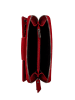 Lucky Bees Leder-Geldbörse in Rot - (B)18,5 x (H)10 x (T)2 cm