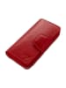 Lucky Bees Leder-Geldbörse in Rot - (B)18,5 x (H)10 x (T)2 cm
