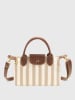 Lucky Bees Henkeltasche in Beige/ Hellbraun/ Creme - (B)24 x (H)16 cm