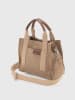 Lucky Bees Henkeltasche in Beige - (B)23,5 x (H)20 cm