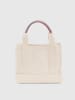 Lucky Bees Henkeltasche in Creme - (B)23,5 x (H)20 cm