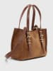 Lucky Bees Leder-Schultertasche Hellbraun - (B)22,5 x (H)18 cm
